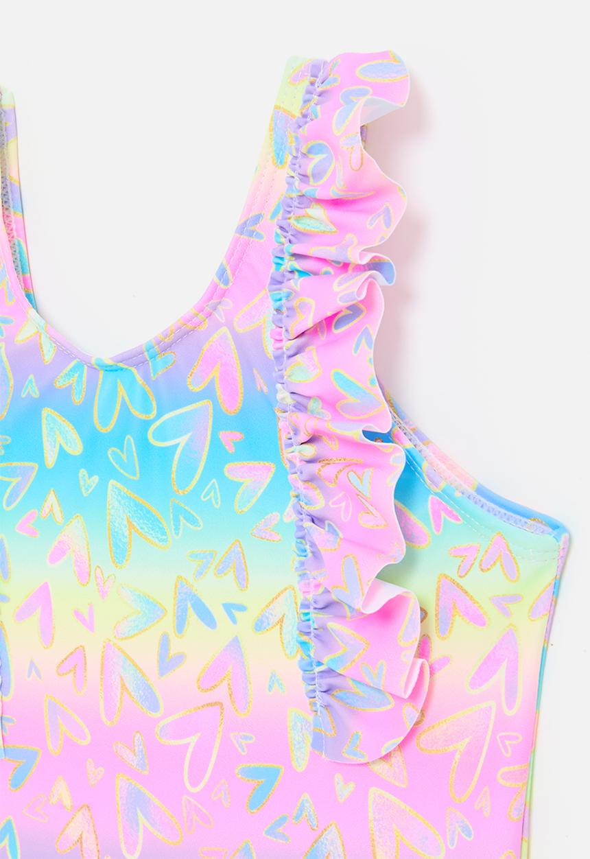 Pop Candy - One piece bikini - rainbow