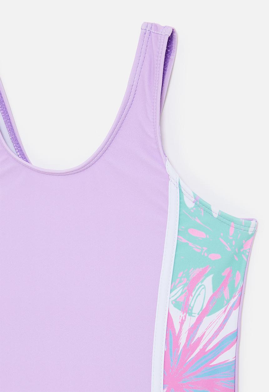 Pop Candy - One piece swimsuit - lilac/tropical