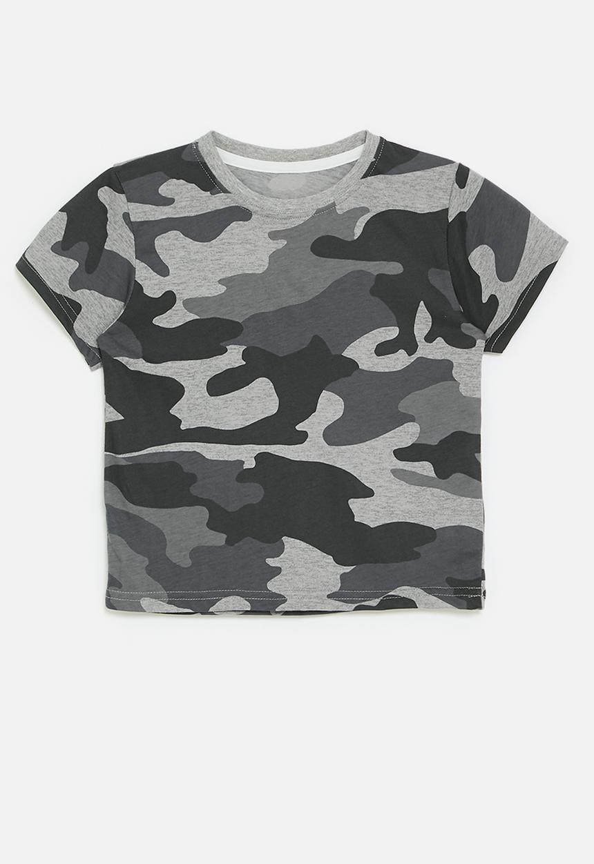 Pop Candy - Camo T-shirt - grey 
