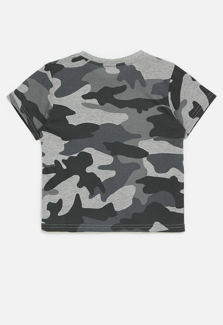 Pop Candy - Camo T-shirt - grey 