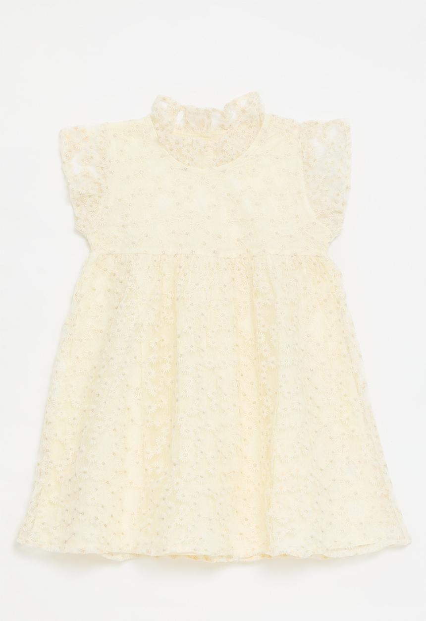 Pop Candy - lace dress - white