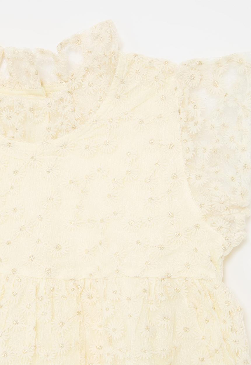 Pop Candy - lace dress - white