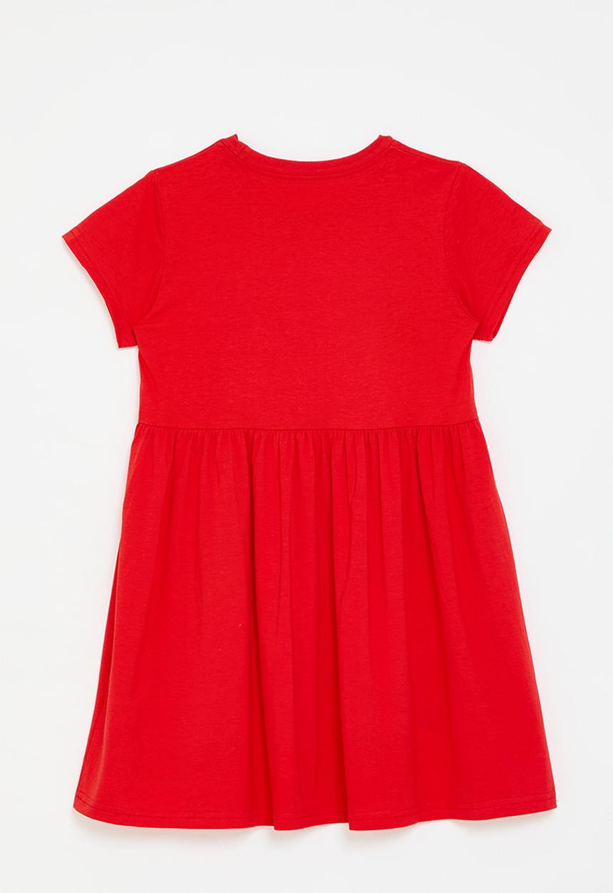 Pop Candy - Short sleeve dress - red