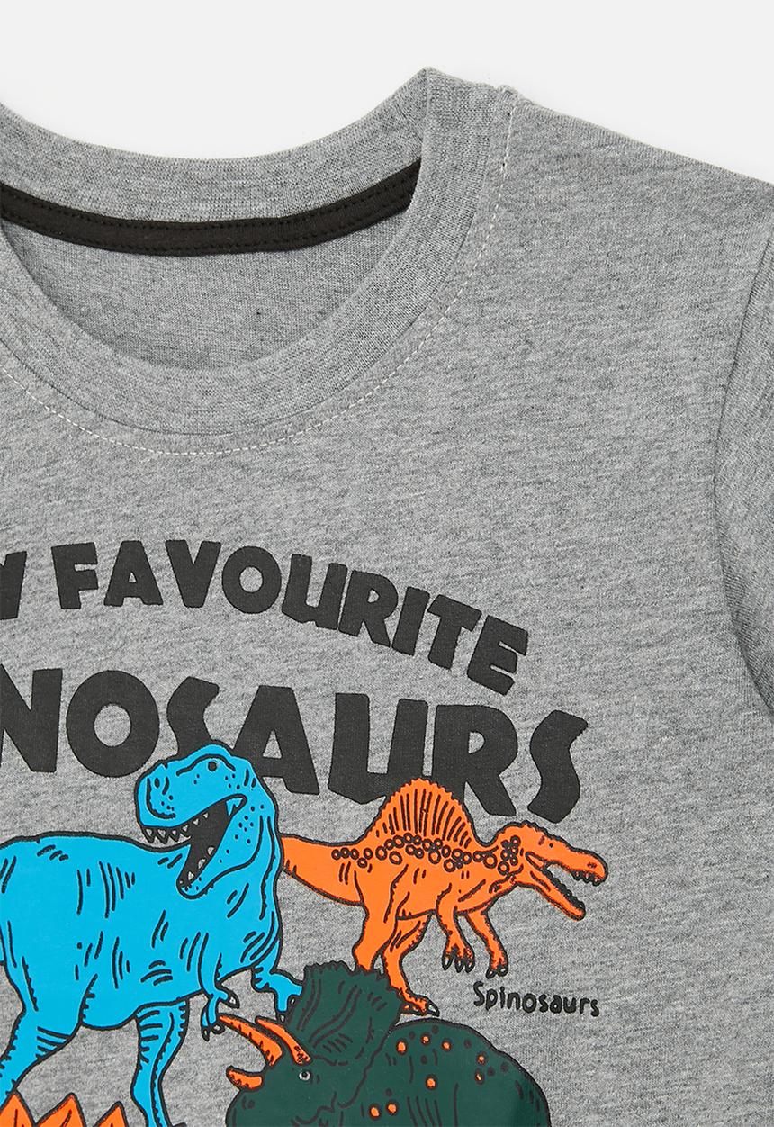 Pop Candy - Printed tee - charcoal