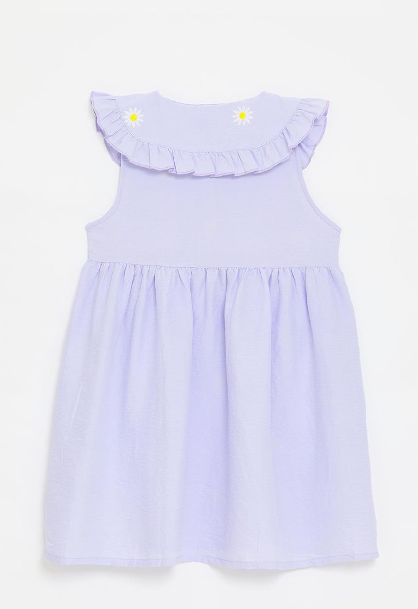 Pop Candy - Peter pan collar dress - lilac