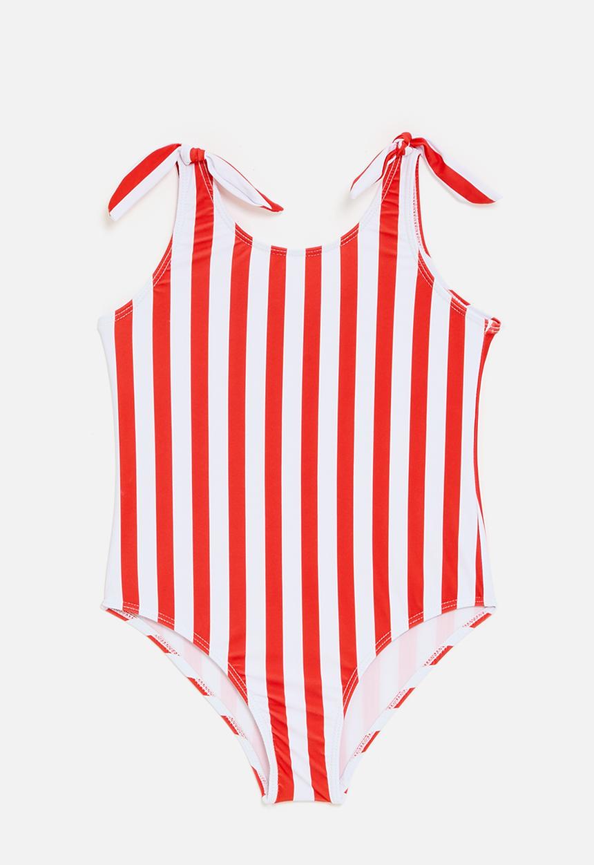 Pop Candy - Stripe bikini - red & white