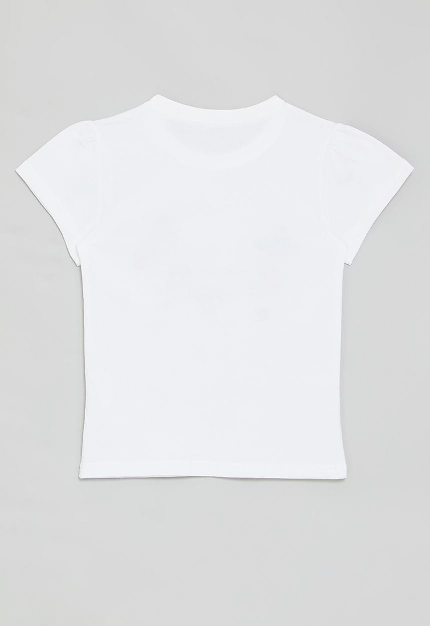 Pop Candy - Embroidered slogan and graphic tee - white/forever you