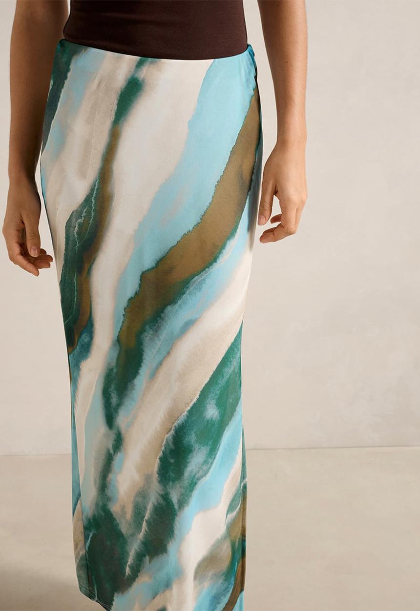 Forever New - Mia Mesh Maxi Skirt - Soft Maren Co-ord