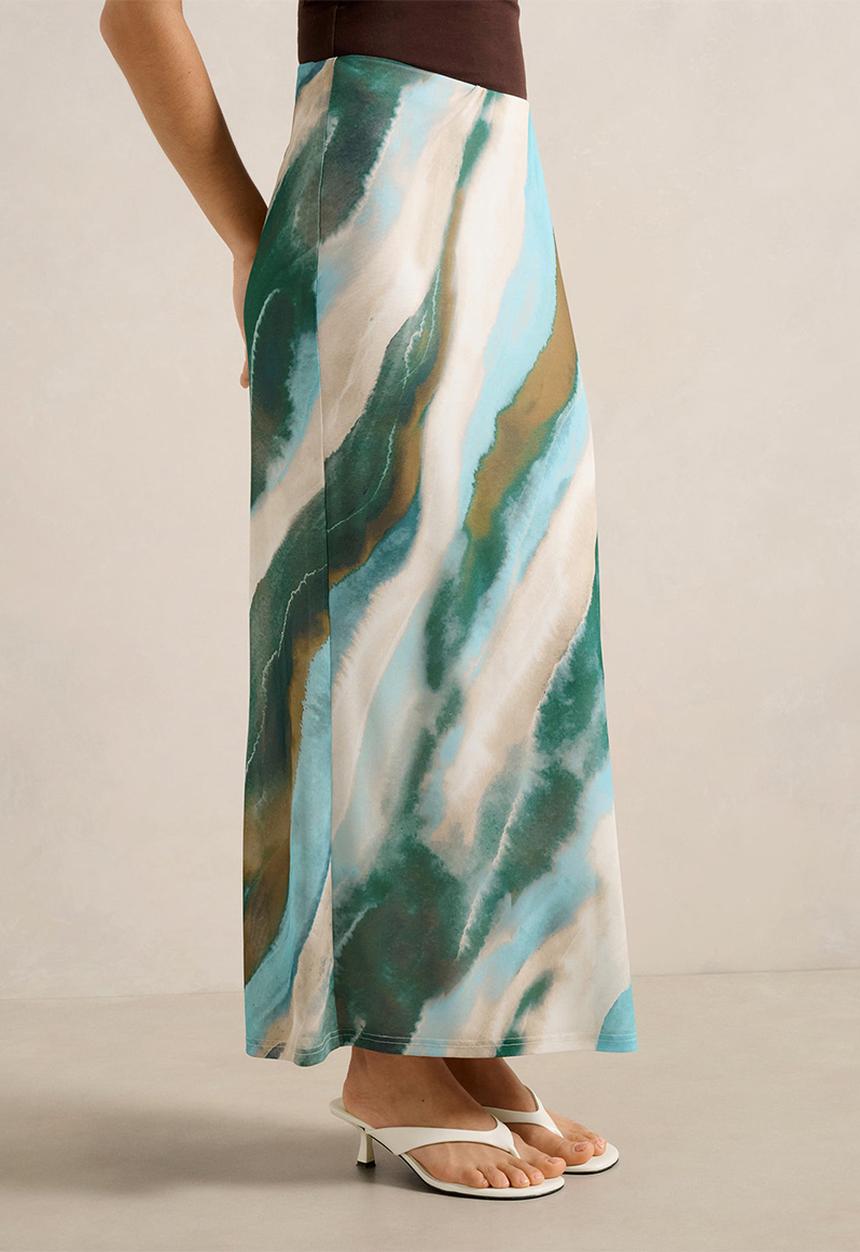 Forever New - Mia Mesh Maxi Skirt - Soft Maren Co-ord