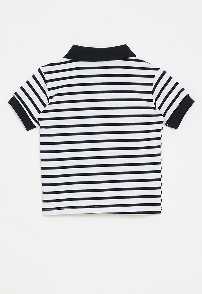 Pop Candy - Stripe golfer - navy/white
