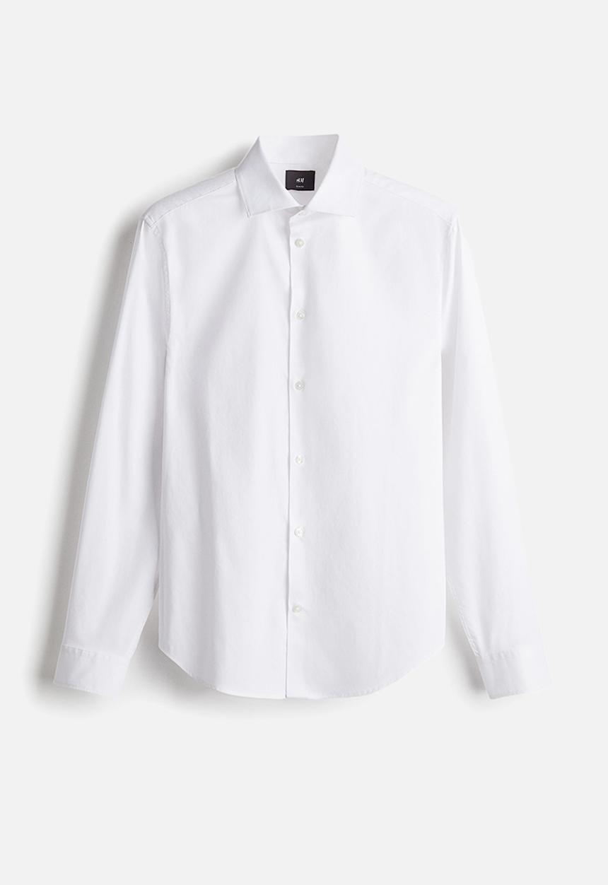 H&M - Slim fit shirt - White