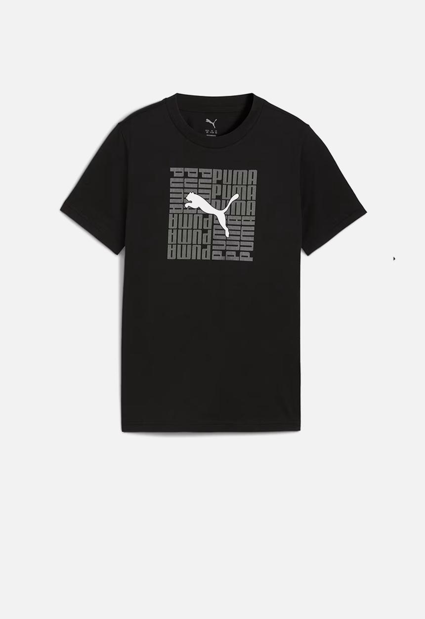 PUMA - Graphic Box Tee B - Puma Black