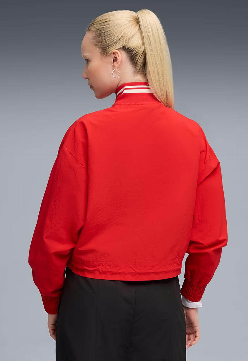 PUMA - Premium Ess Relaxed Woven Jacket - For All Time Red