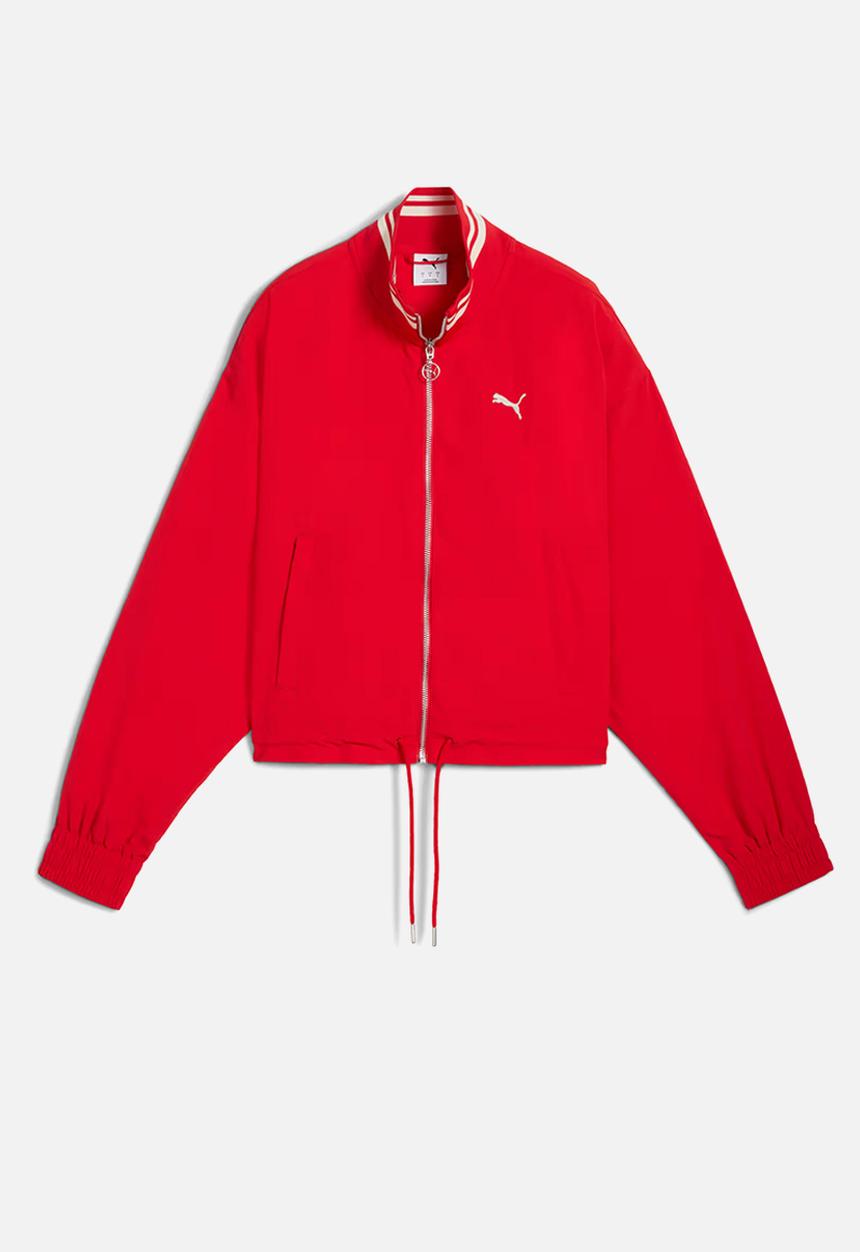 PUMA - Premium Ess Relaxed Woven Jacket - For All Time Red