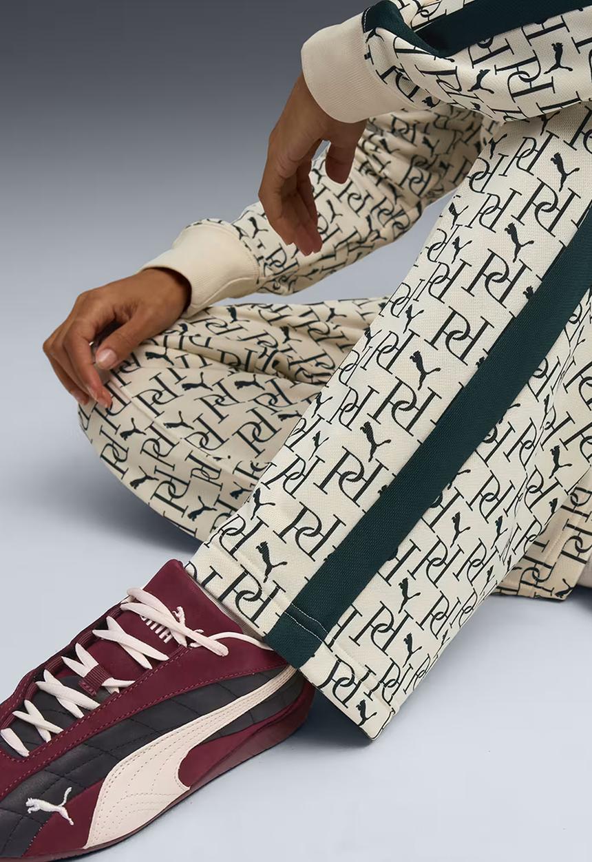 PUMA - T7 AOP Straight Track Pants PT - Alpine Snow
