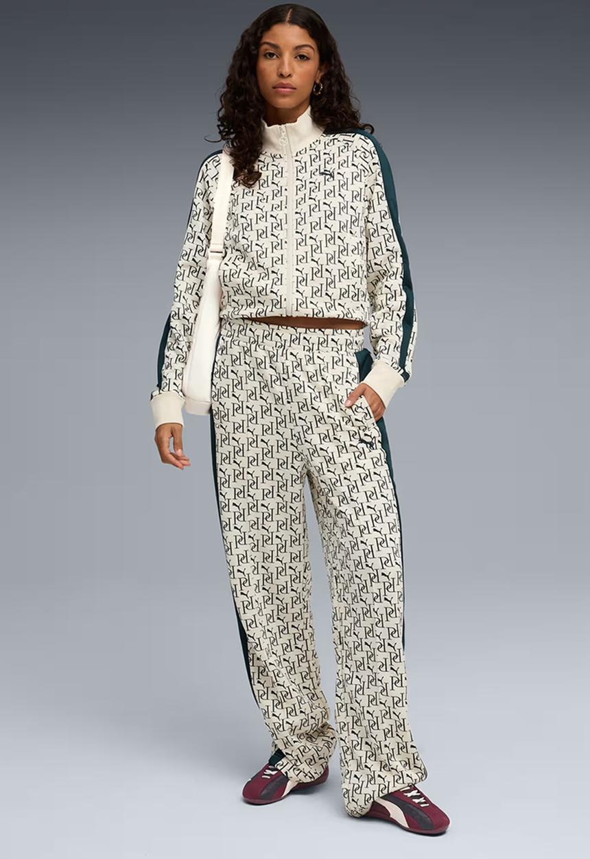 PUMA - T7 AOP Straight Track Pants PT - Alpine Snow