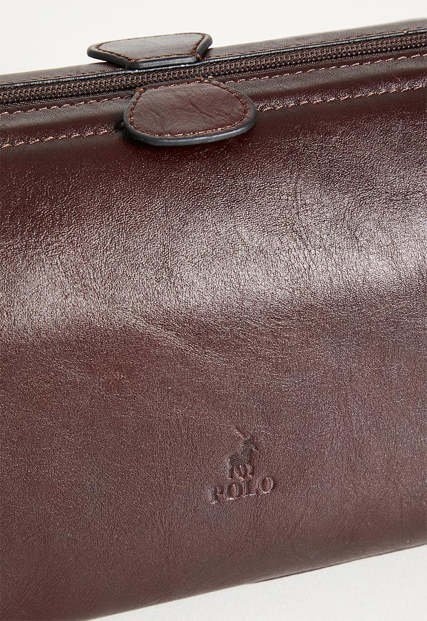 POLO - Delta Toiletry Bag - Brown