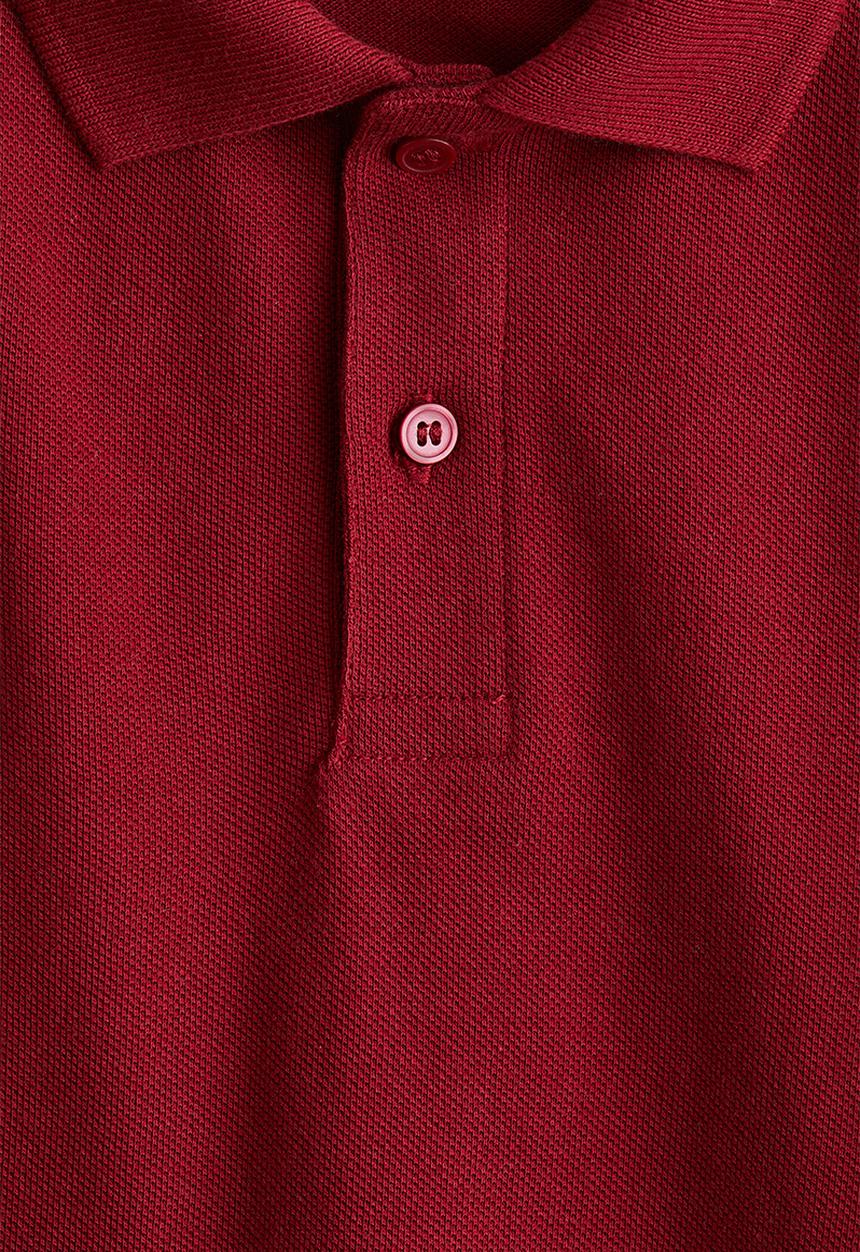H&M - Cotton piqué polo shirt - red