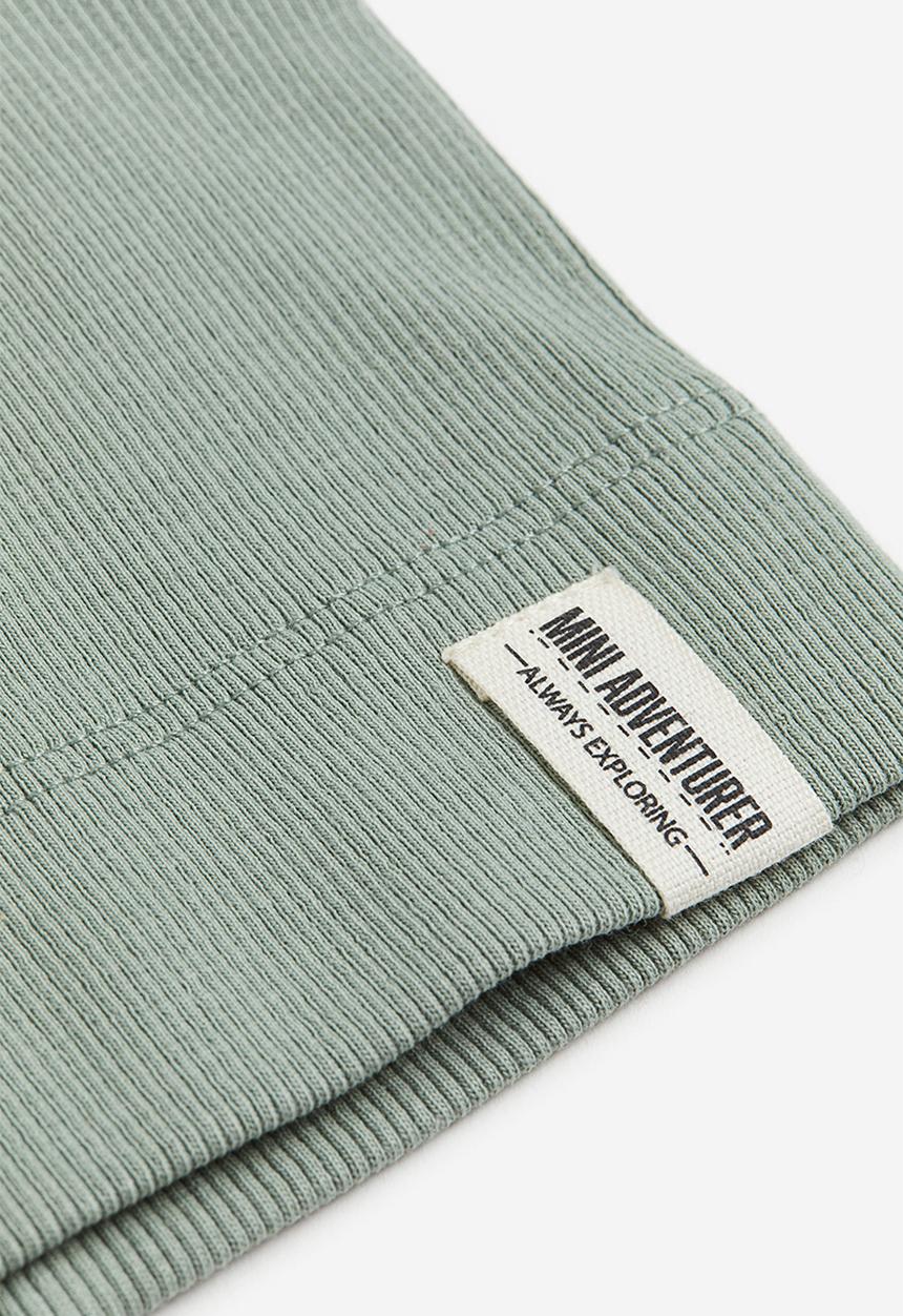 H&M - Ribbed beanie - light dusty green