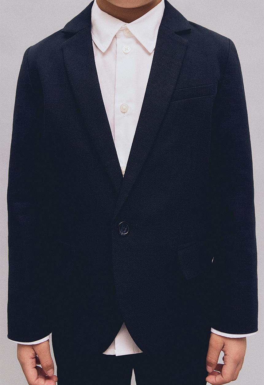 H&M - Single-breasted jacket - navy blue