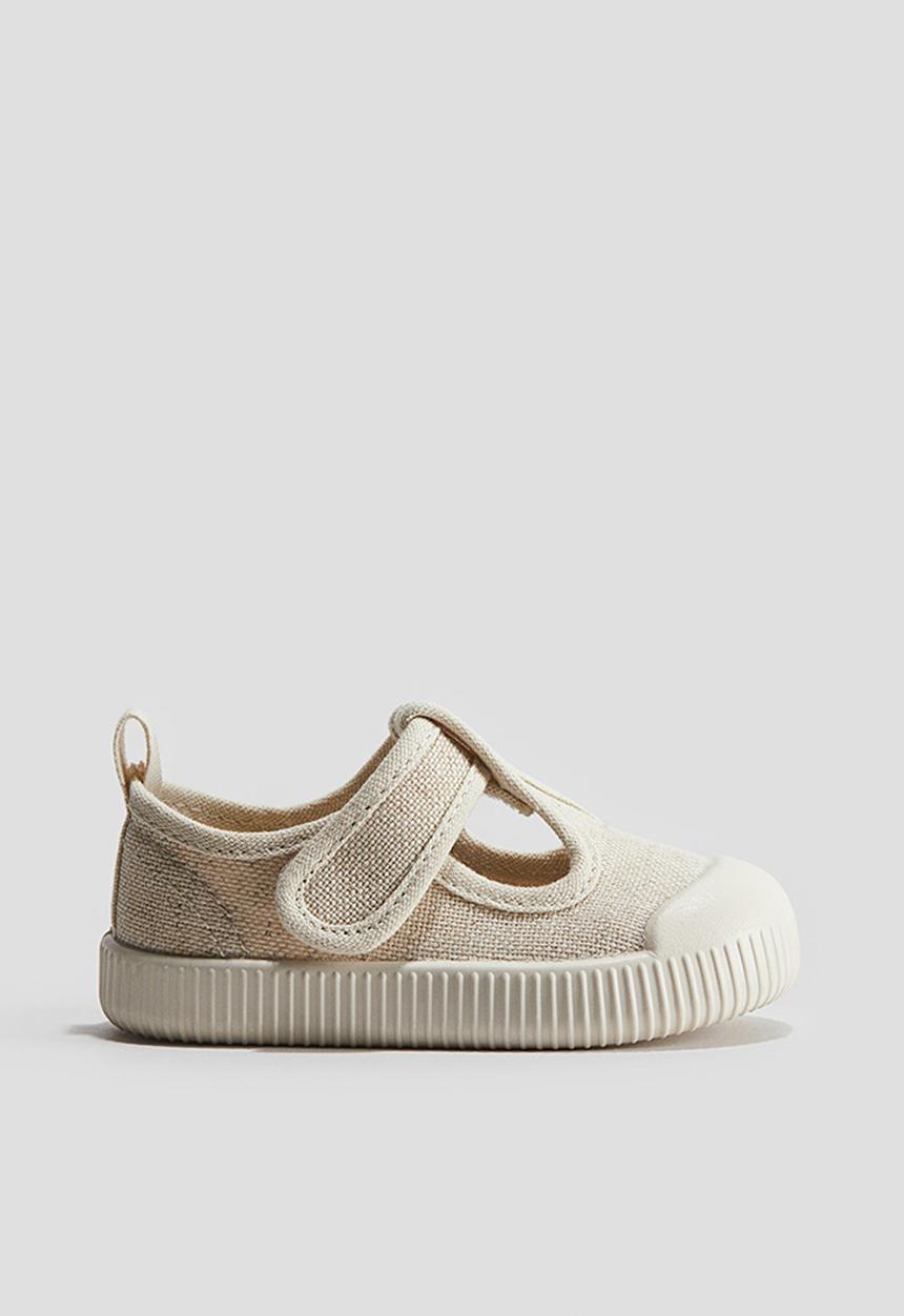 H&M - Cotton sandals - light beige 