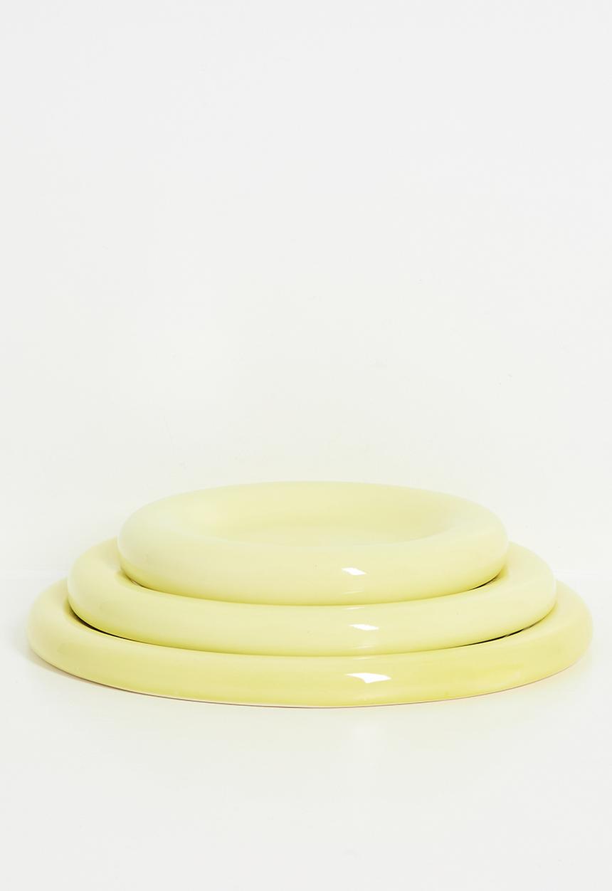 Urchin Art - Luna small plate - Butter Yellow