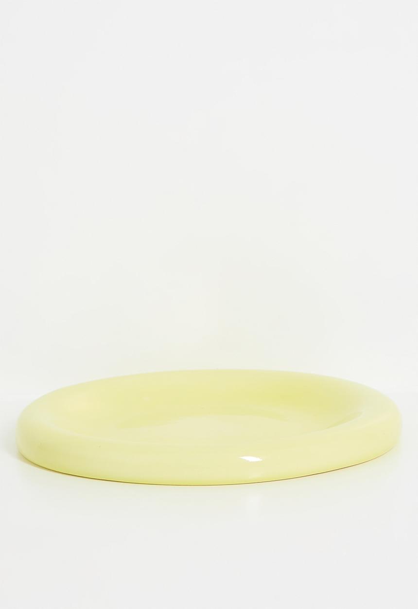Urchin Art - Luna medium plate - Butter Yellow