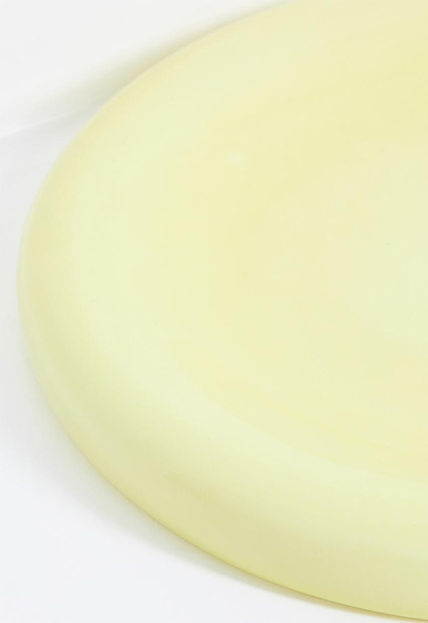 Urchin Art - Luna medium plate - Butter Yellow