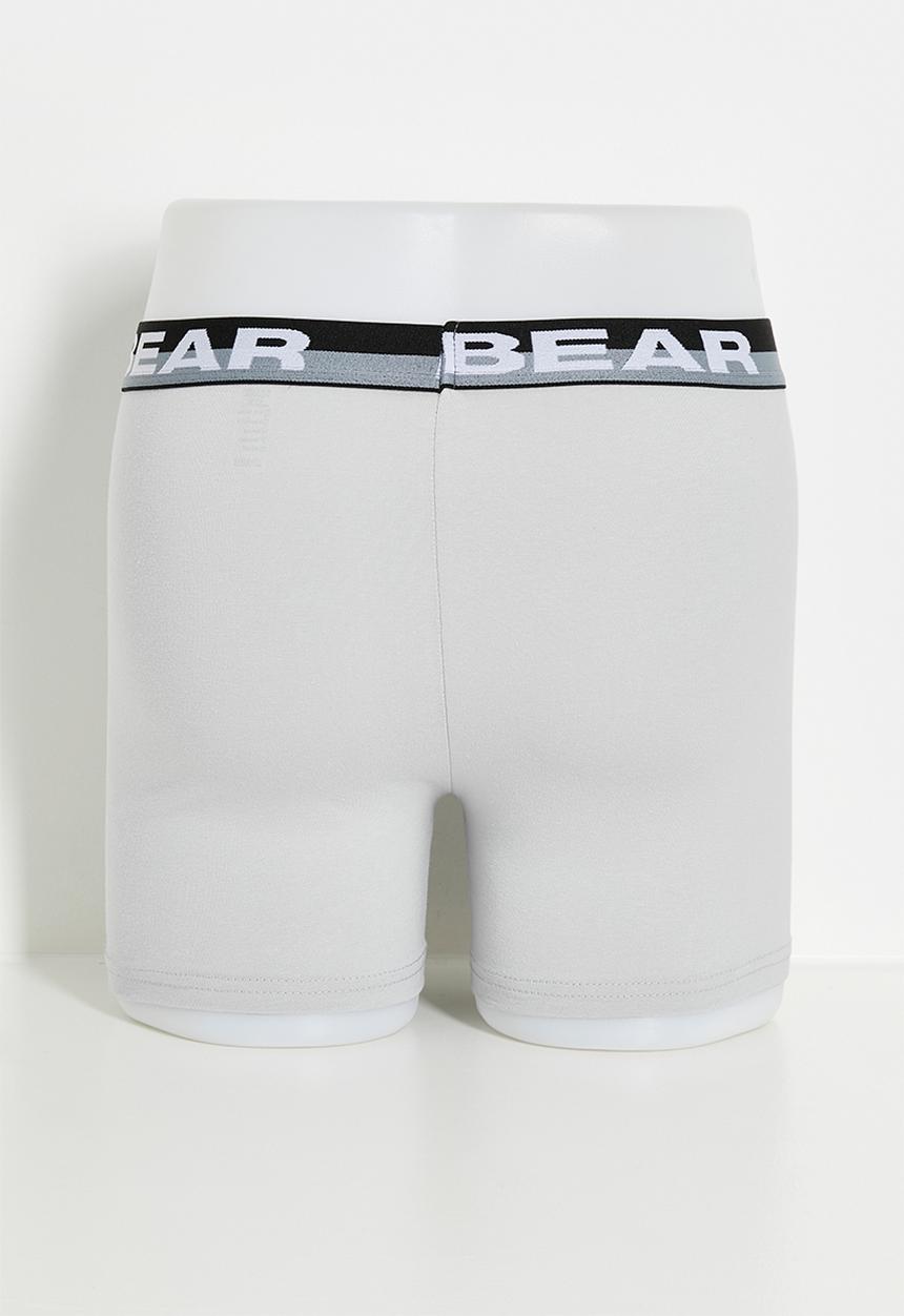 Bear - 2Pk Bodyshorts - Black/Grey