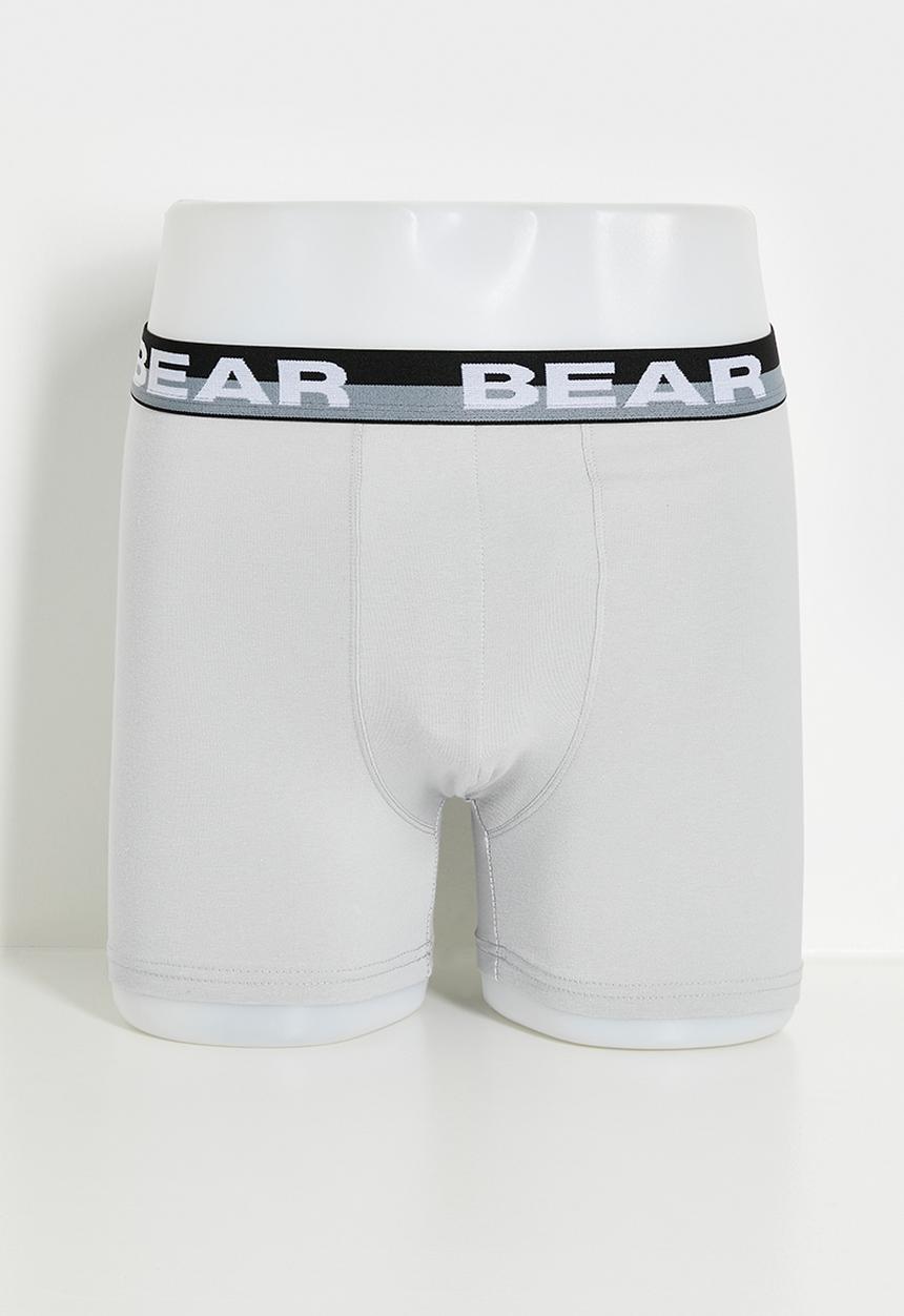 Bear - 2Pk Bodyshorts - Black/Grey