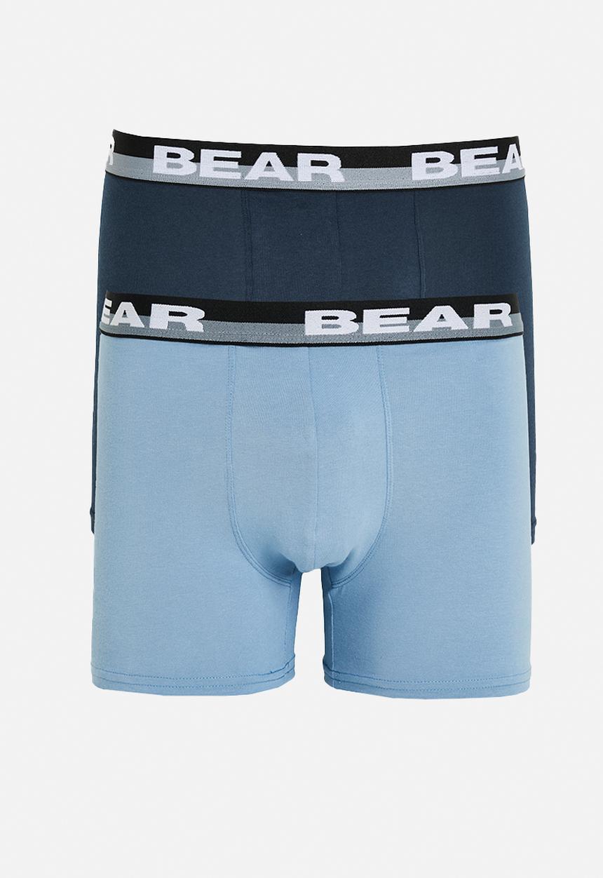 Bear - 2Pk Bodyshorts - Medium Blue/Navy