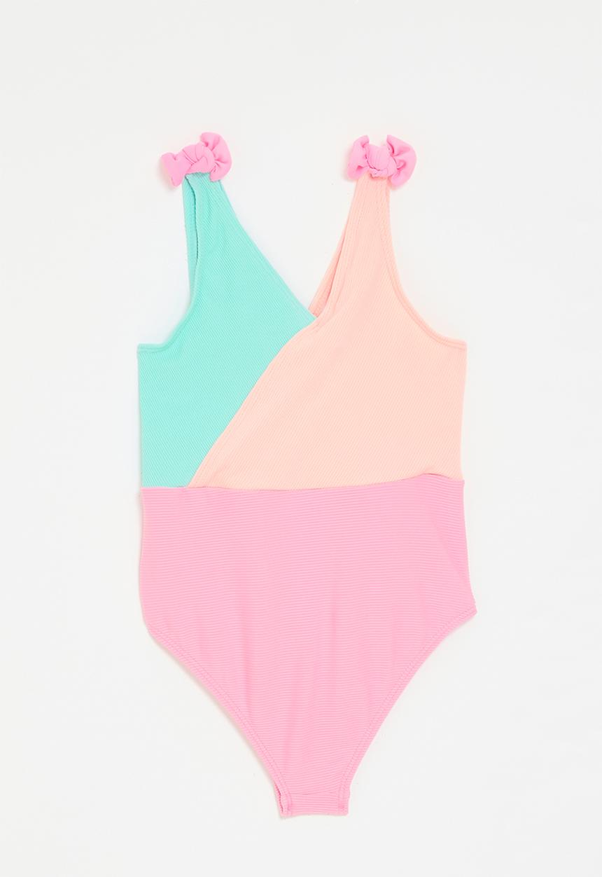 Pop Candy - Colourblock swimsuit - multi