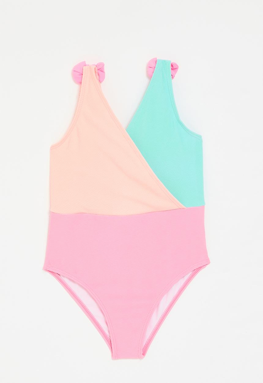 Pop Candy - Colourblock swimsuit - multi