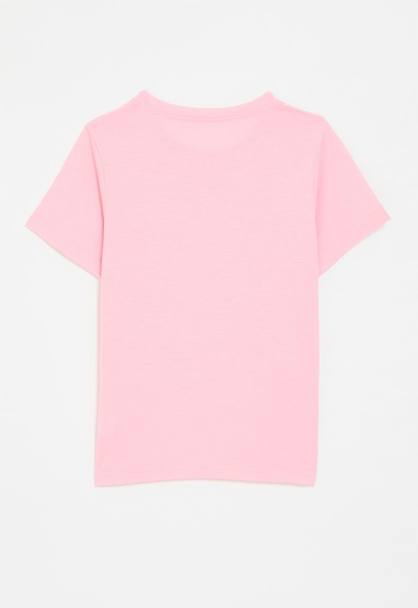 Pop Candy - Tee - pink/leopard print heart