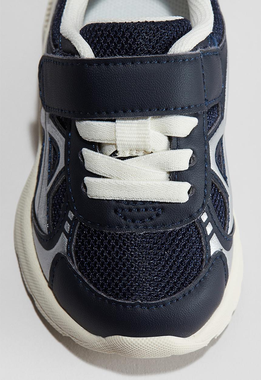 H&M - Trainers - navy blue silver-coloured