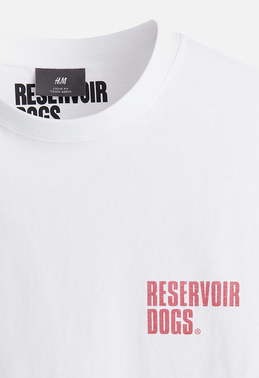 H&M - Loose fit t-shirt - white reservoir dogs