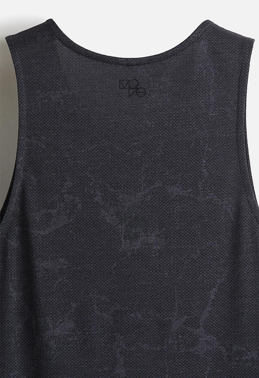 H&M - Regular fit sports vest top with drymove™ - black