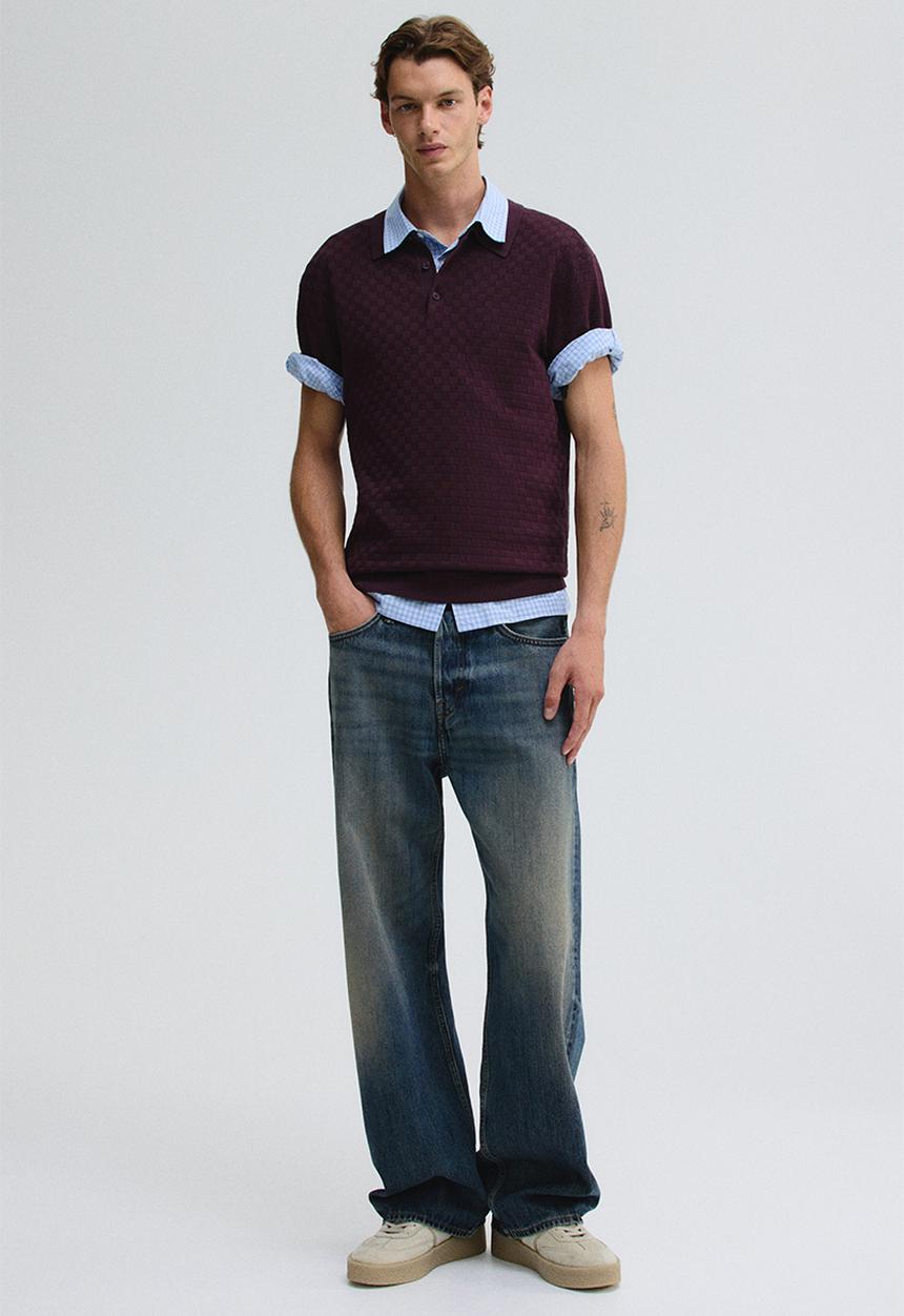 H&M - Loose straight jeans - denim blue 