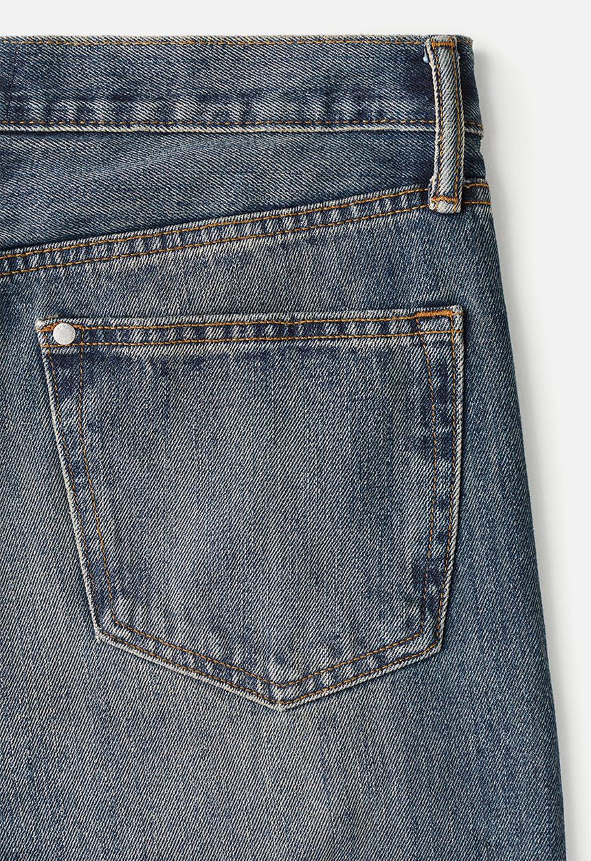 H&M - Loose straight jeans - denim blue 