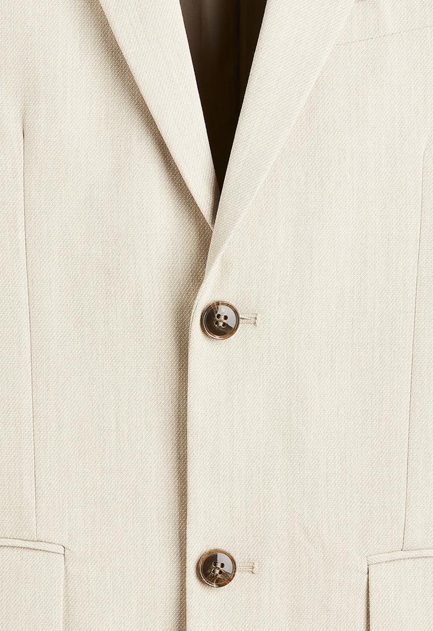 H&M - Slim fit single-breasted jacket - beige