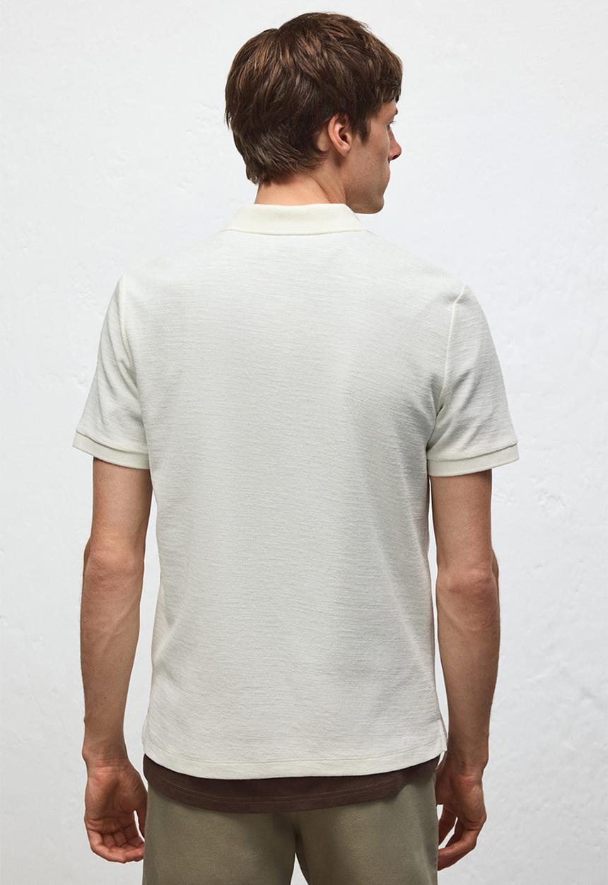 H&M - Slim fit polo shirt - white