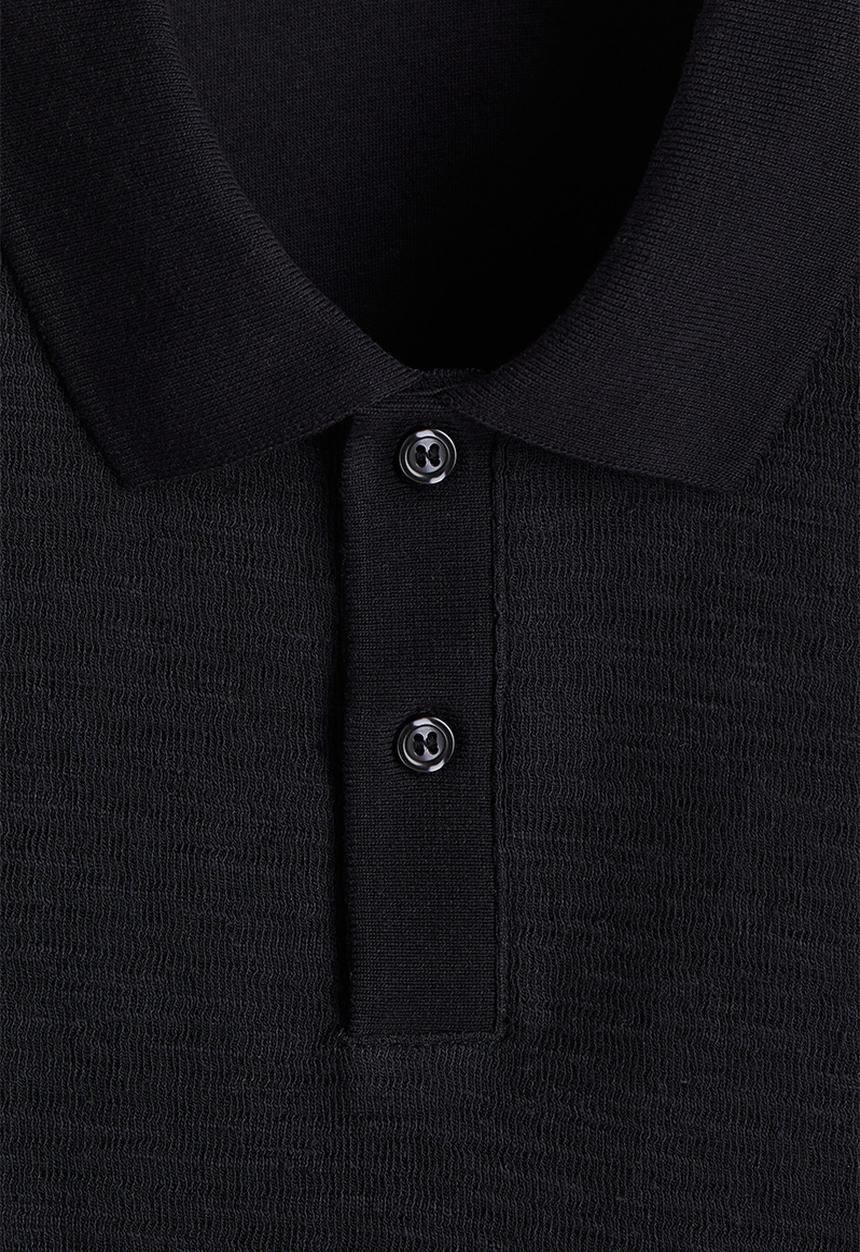 H&M - Slim fit polo shirt - navy blue