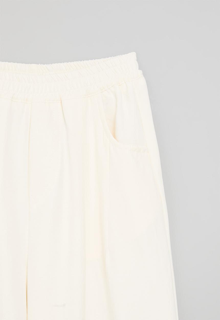 Pop Candy - Barrel leg pants - white