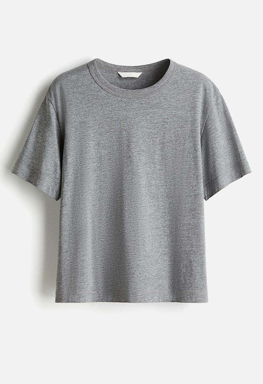 H&M - T-shirt - grey marl