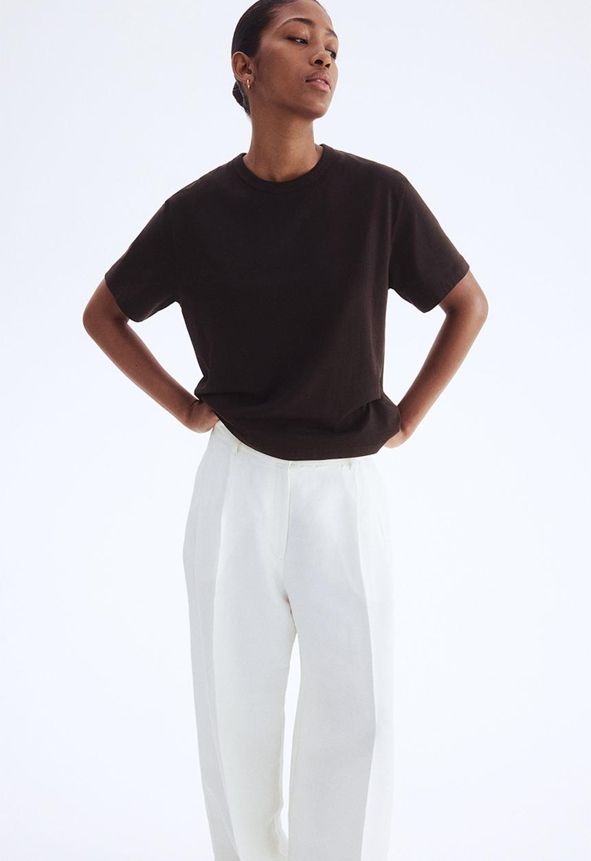 H&M - T-shirt - dark brown