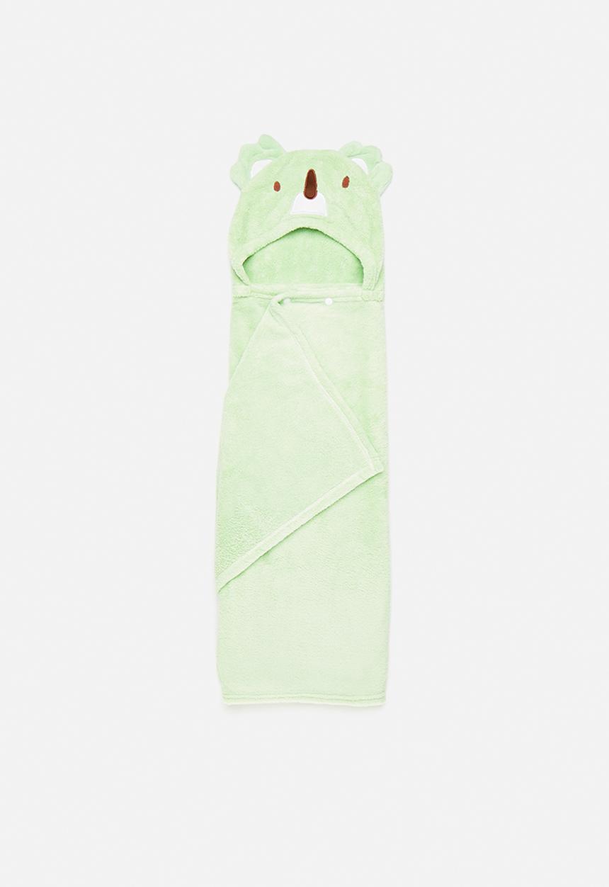 Pop Candy - Hooded towel - light green/koala bear