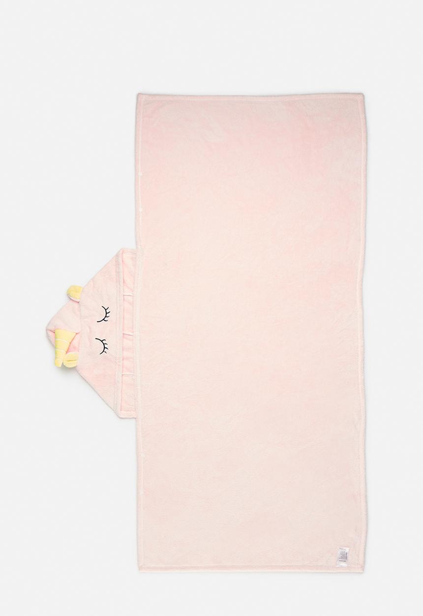 Pop Candy - Hooded towel - peach pink/koala bear