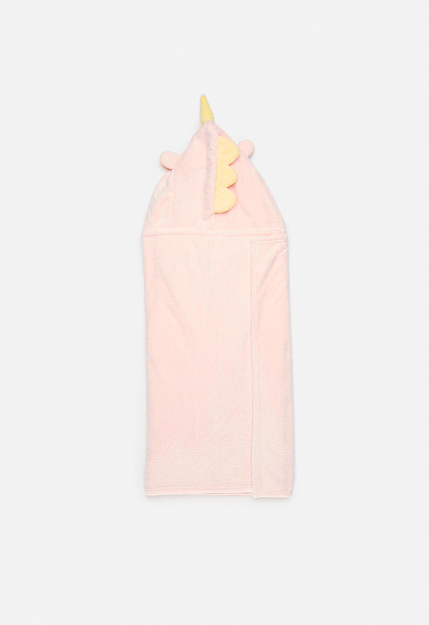 Pop Candy - Hooded towel - peach pink/koala bear