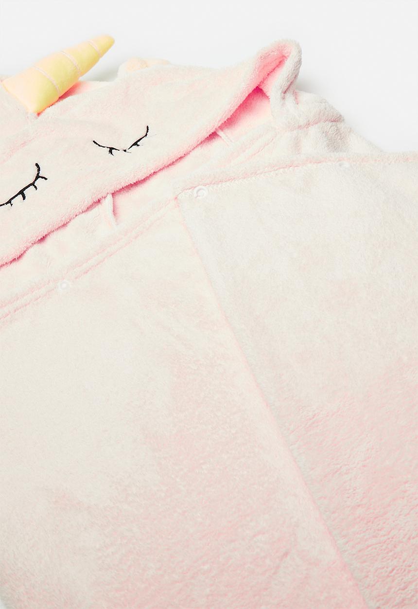 Pop Candy - Hooded towel - peach pink/koala bear