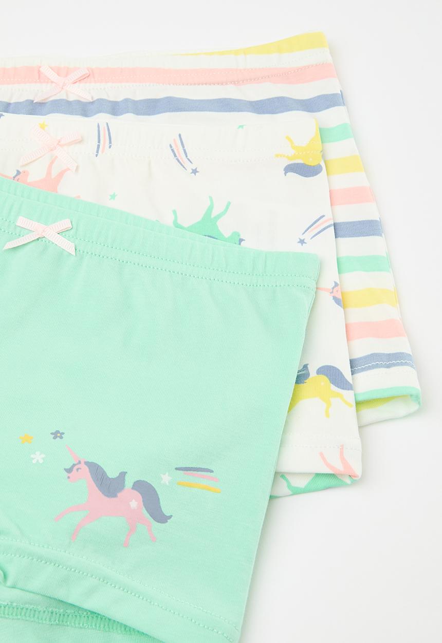 Pop Candy - 3 Pack briefs - green/white/stripes